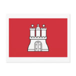 Hamburg Flag Postcard