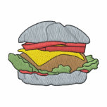 Hamburger embroidered shirts