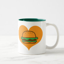Hamburger lover mugs