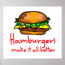 Hamburger Lover Print
