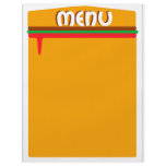 hamburger menu page flyers