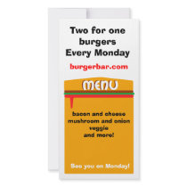 hamburger menu page picture card