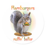 Hamburger Nut Stickers