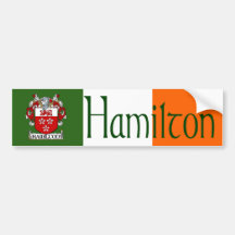 Hamilton Coat of Arms Bumper Sticker