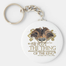 Hamlet Play Quote (Gold Version) Keychains