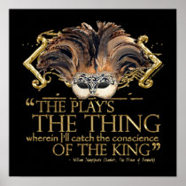 Hamlet Play Quote (Gold Version)