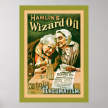 Hamlin's Wizard Oil ~ Vintage Advertising Print