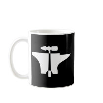 Hammer Amboss anvil Kaffeehaferl