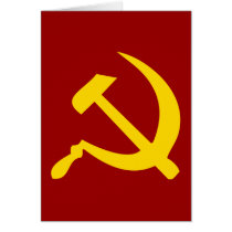 Hammer and Sickle Card