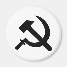 hammer and sickle icon refrigerator magnets