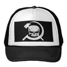 Hammer and Sickle with Skull Mesh Hat