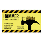 Hammer City Construction Business Card #2 business cards