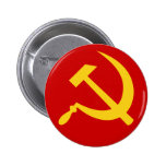 Hammer & sickle (yellow) button