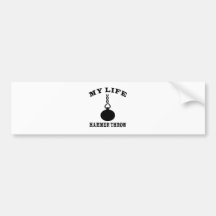 Hammer Throw My Life Bumper Stickers