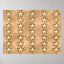 Hammered Copper Stars Print