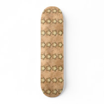 Hammered Copper Stars Skateboard