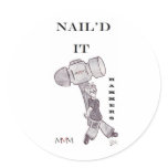 Hammers - Nail'd it stickers