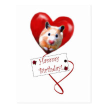 Hammy Birthday Postcards