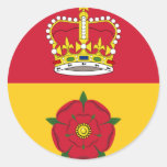 Hampshire, United Kingdom Round Stickers