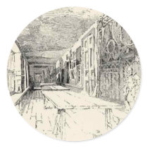Hampton Court Round Sticker