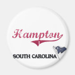 Hampton South Carolina City Classic Refrigerator Magnet