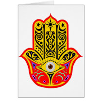 Hamsa - Magic Hamsa Greeting Card