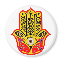 Hamsa - Magic Hamsa Fridge Magnets