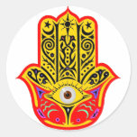 Hamsa - Magic Hamsa Round Stickers