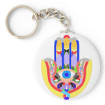 Hamsa - very colourful keychains