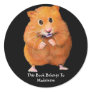 HAMSTER BOOK PLATE: ARTWORK