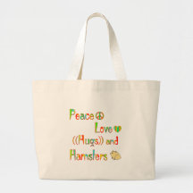 Hamster Hugs Canvas Bag