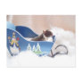 Hamster noah sledding postcards