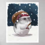Hamster Santa posters