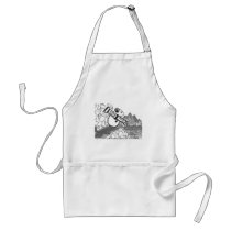 Hamster with a Customised ATTITUDE Apron
