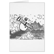 Hamster with an ATTITUDE Greeting Card