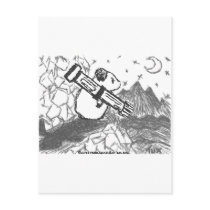 Hamster with an ATTITUDE Post Card