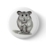 HAMSTER WITH PEANUT, PENCIL ART buttons