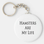 Hamsters Are My Life Key Chain