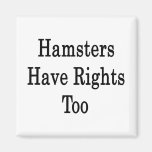 Hamsters Have Rights Too Magnet