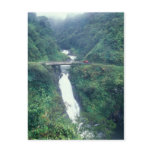 Hana Highway Waterfall Postcard