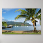 Hanalei Bay and Pier Kauai, Hawaii posters