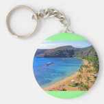 Hanauma Bay, Honolulu, Oahu, Hawaii View Key Chains