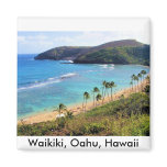 Hanauma Bay, Honolulu, Oahu, Hawaii View magnets