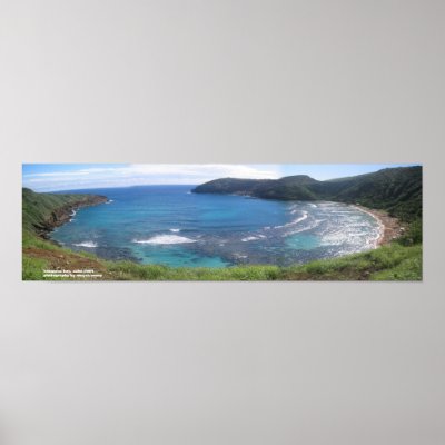 Hanauma Bay, Oahu Poster by blackballed