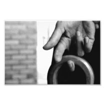 Hand and an umbrella handle art photo