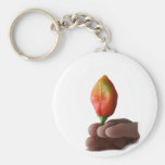 Hand And Hot Habernero Pepper Photograph Keychain