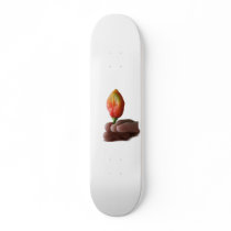 Hand And Hot Habernero Pepper Photograph Skateboard Deck