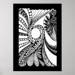hand drawn abstract poster posters