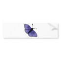Hand Drawn Butterfly bumper stickers