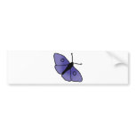 Hand Drawn Butterfly bumper stickers